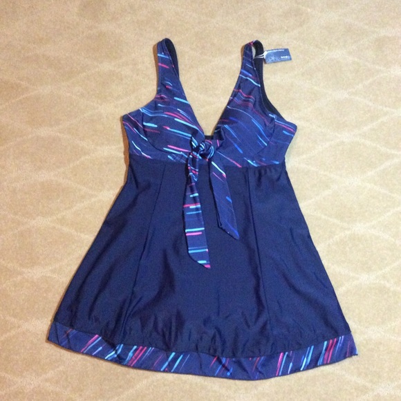 Summer Mae NWT Bow Knot Swimdress, 2XL - Picture 1 of 8